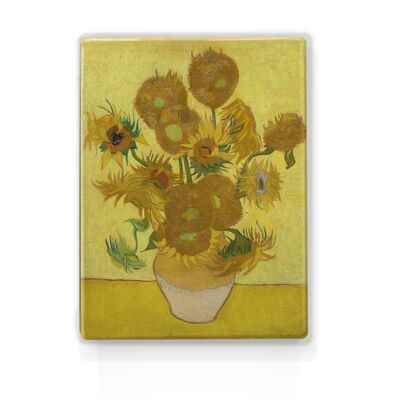 Lacquer print, Sunflowers 1 - Vincent van Gogh