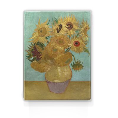 Lacquer print, Sunflowers 2 - Vincent van Gogh