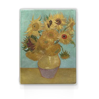 Laqueprint, Zonnebloemen 2 - Vincent van Gogh