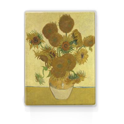 Lacquer print, Sunflowers 3 - Vincent van Gogh