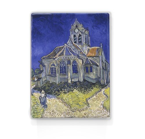 Laqueprint, De kerk in Auvers-sur-Oise - Vincent van Gogh