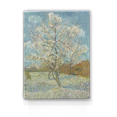 Impresión de laca, Melocotonero rosa - Vincent van Gogh