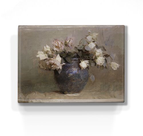 Laqueprint, Stilleven met rozen - Abbott Handerson Thayer