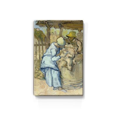 Lacquer print, The Sheep Shearer - Vincent van Gogh