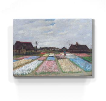 Laqueprint, Parterres de fleurs en Hollande - Vincent van Gogh 1