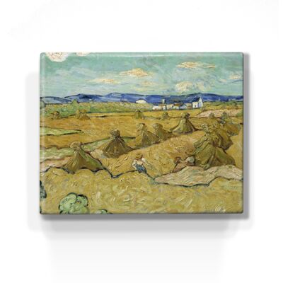 Stampa a lacca, Covoni di grano - Vincent van Gogh