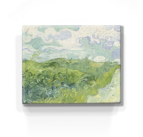 Laqueprint, Groene tarwevelden Auvers - Vincent van Gogh
