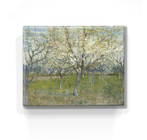 Laqueprint, De roze boomgaard - Vincent van Gogh