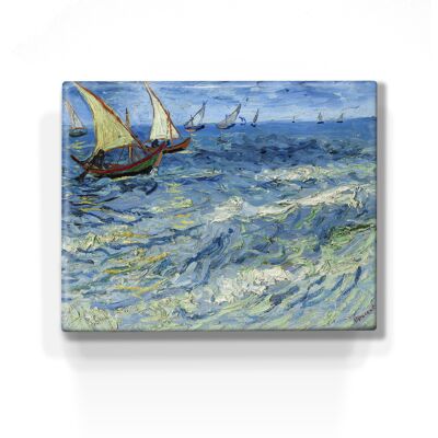 Laqueprint, Paesaggio marino a Saintes Marie - Vincent van Gogh