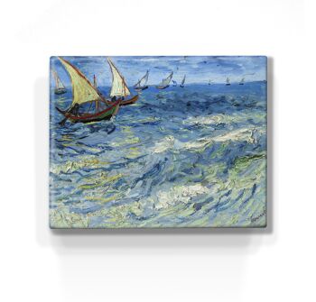 Laque, Marine aux Saintes Marie - Vincent van Gogh 1