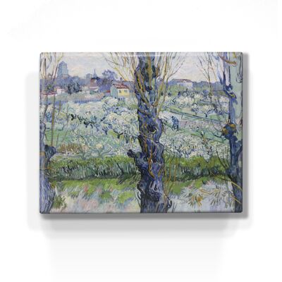 Laqueprint, Zicht op Arles - Vincent van Gogh