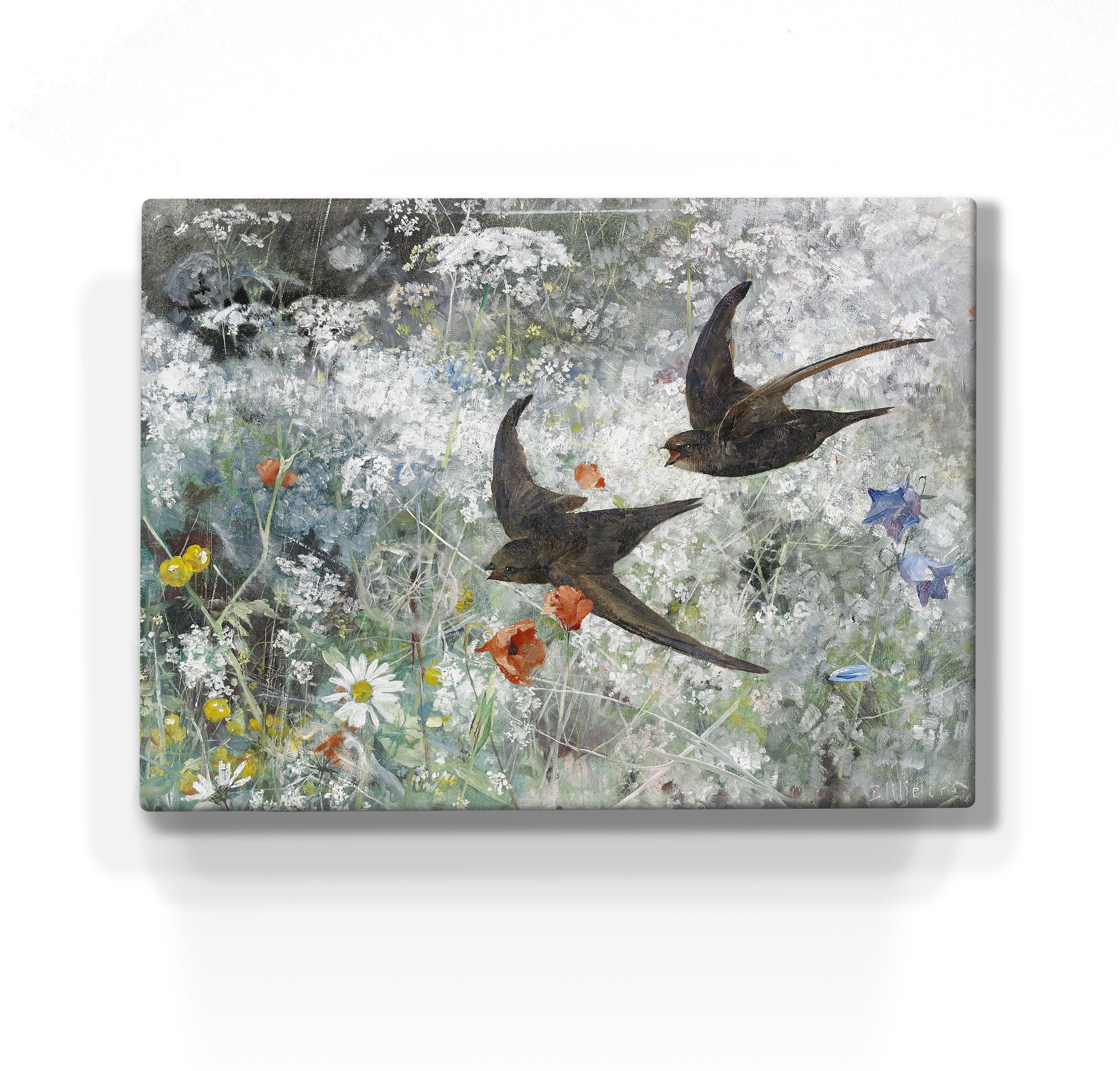 Laqueprint, Gierzwaluwen - Bruno Liljefors