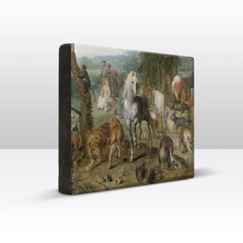 Laque, Paysage paradisiaque avec animaux - Jan Breughel l'Ancien 2