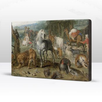 Laque, Paysage paradisiaque avec animaux - Jan Breughel l'Ancien 4