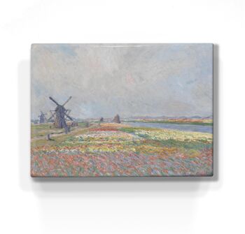 Laque, Champs de tulipes près de La Haye - Claude Monet 1