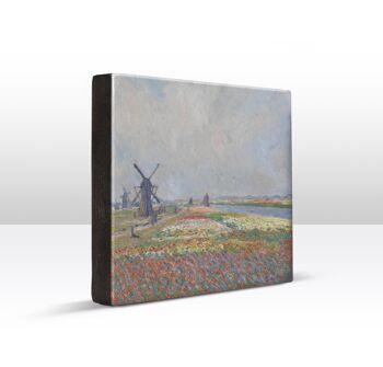 Laque, Champs de tulipes près de La Haye - Claude Monet 2