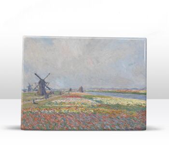 Laque, Champs de tulipes près de La Haye - Claude Monet 3