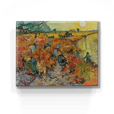 Laqueprint, Rode wijngaard - Vincent van Gogh