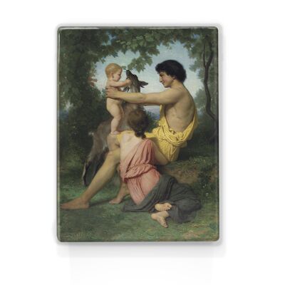 Laqueprint, Idillio Antica Famiglia - William Adolphe Bouguereau