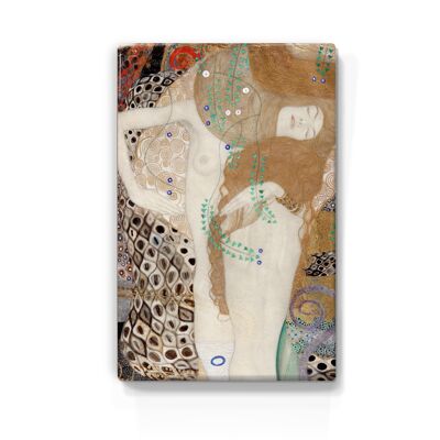 Detalle Laqueprint, Friends (serpiente de agua) - Gustav Klimt