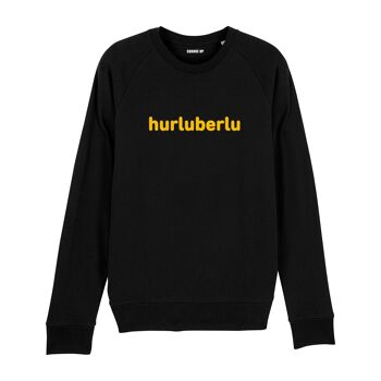 Sweat-shirt "Hurluberlu" - Homme - Couleur Noir