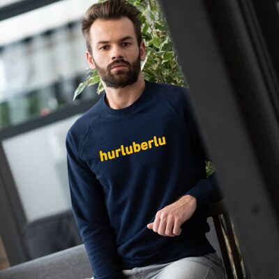 Felpa "Hurluberlu" - Uomo - Colore Blu Navy