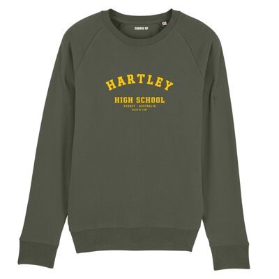 Sweat-shirt "Hartley High School" - Homme - Couleur Kaki