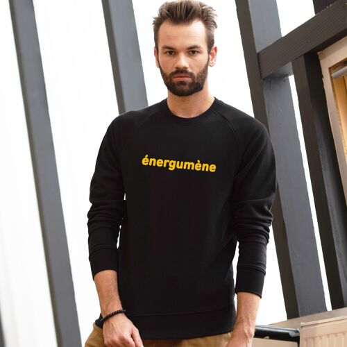 Sweat-shirt "Energumène" - Homme - Couleur Noir
