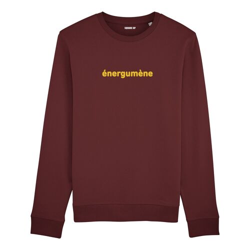 Sweat-shirt "Energumène" - Homme - Couleur Bordeaux