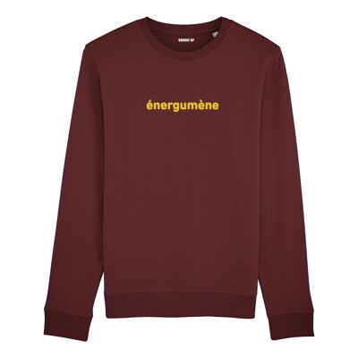 Sweat-shirt "Energumène" - Homme - Couleur Bordeaux