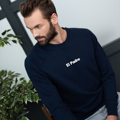 Sweatshirt "El Padre" - Men - Color Navy Blue