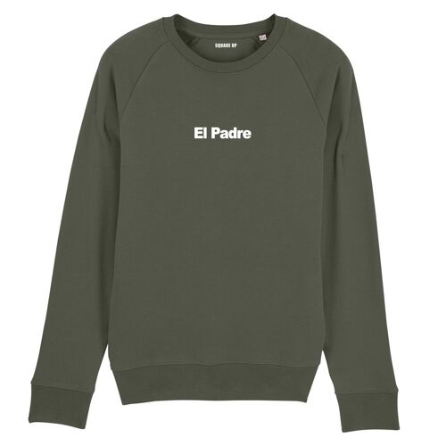 Sweat-shirt "El Padre" - Homme - Couleur Kaki