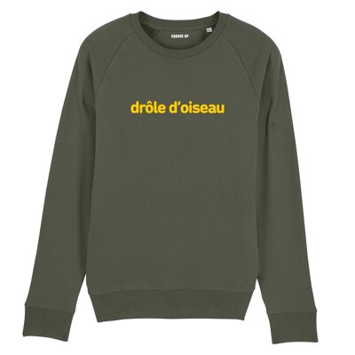 Sweatshirt "Lustiger Vogel" - Herren - Farbe Khaki
