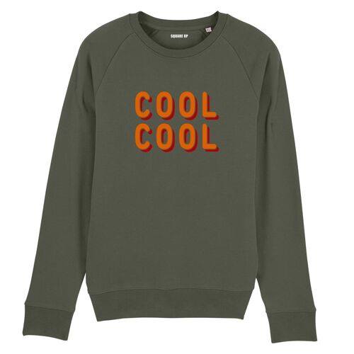 Sweat-shirt "Cool Cool" - Homme - Couleur Kaki
