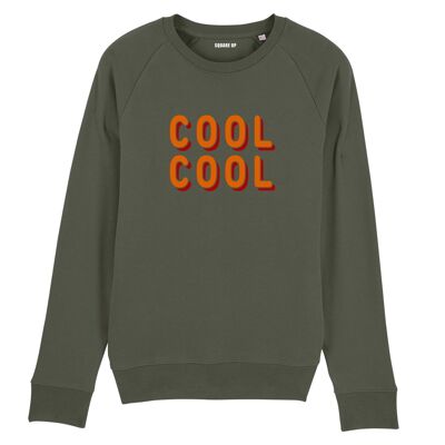 Sweat-shirt "Cool Cool" - Homme - Couleur Kaki