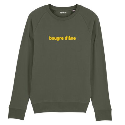 "Bougre d'âne" sweatshirt - Men - Khaki color