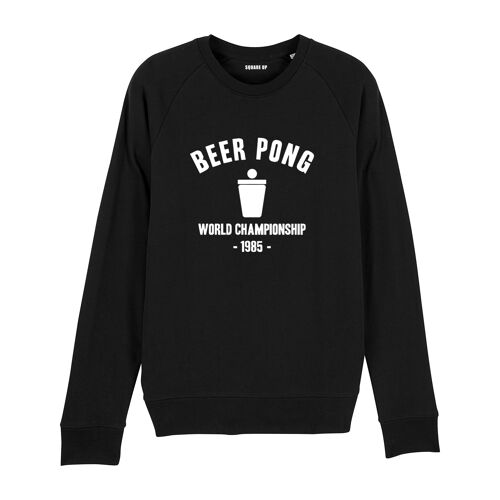 Sweat-shirt "Beer Pong Championship" - Homme - Couleur Noir