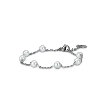 Susanna Falken by Giuliana Pearl Bracelet Silver