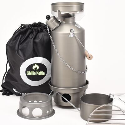 THE ADVENTURER, COOK KIT & HOBO STOVE - HARD ANODISED - Large