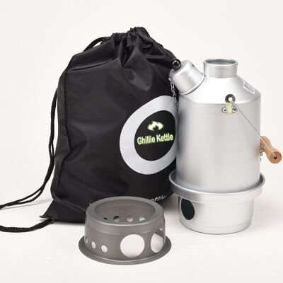 The explorer & hobo stove - silver anodised