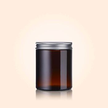 Pot en verre ambré 180 ml + couvercle - Béguin 7
