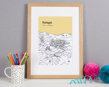 Affiche Tintagel personnalisée - A4 (21x30 cm) - Sans cadre - 7 - Glace 5