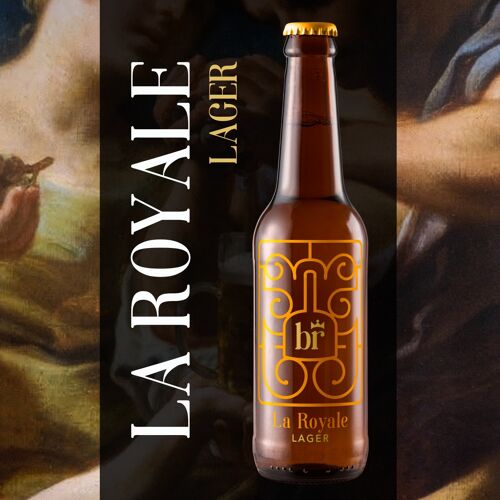 Bière artisanale blonde Lager - La Royale