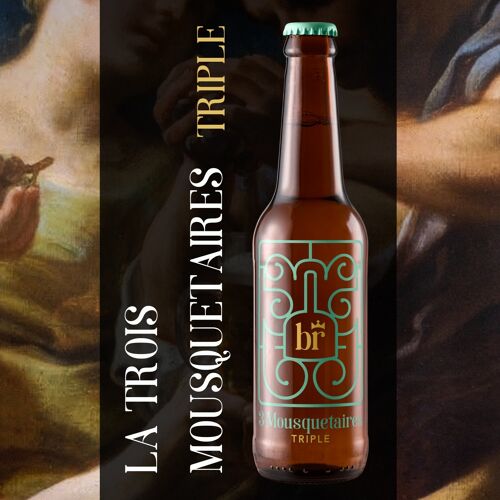 Bière artisanale blonde triple - La Trois Mousquetaires