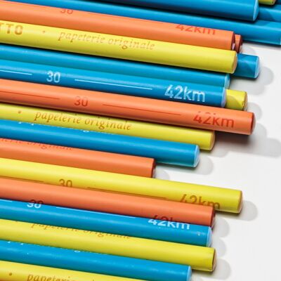 Crayon à papier Foglietto bleu - « Marathon créatif » mine HB