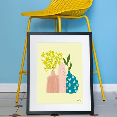Poster di decorazione vegetale mimosa - Il mio giardino