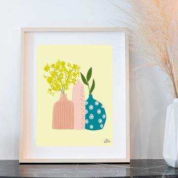 Affiche décoration plante végétal mimosa - Mon jardin 4