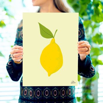 Affiche décoration citron côte d'azur - Lemon 2