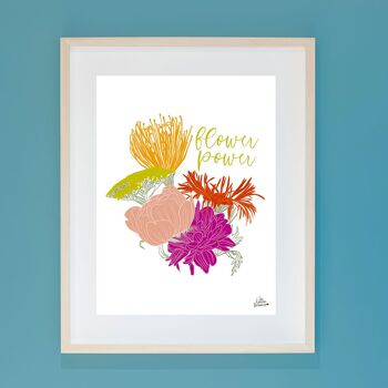 Affiche décoration fleur plante - Flower Power 4