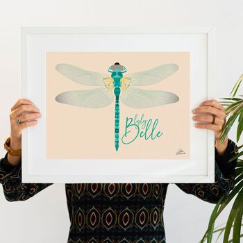 Affiche libellule - Lyly Belle 2